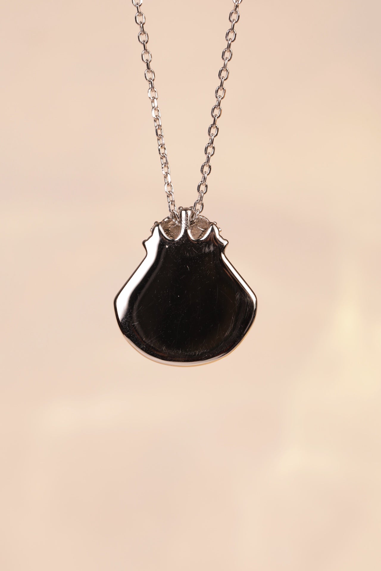 925 Silver "Tidal Reverie" Jade Necklace (Overall dimensions: 470mm x 21.6mm x 4.3mm)