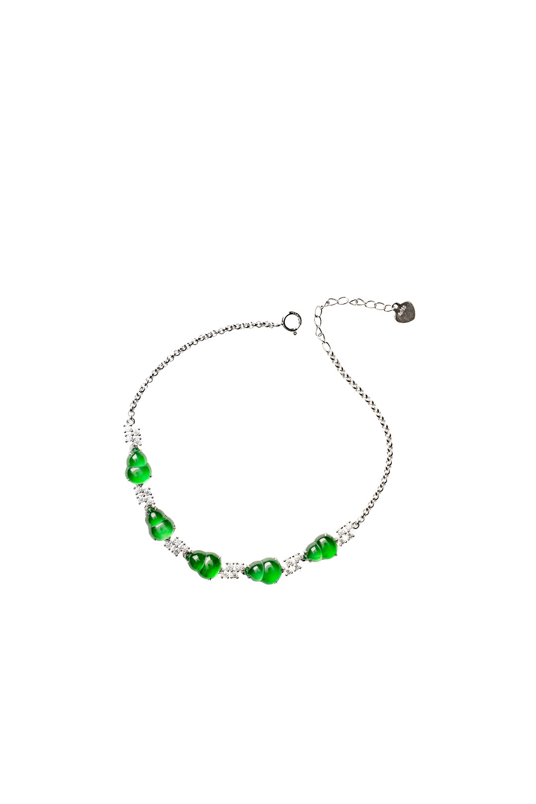 Exquisite Verdance Gourd Bracelet (Overall dimensions: 20mm x 6mm x 4mm)